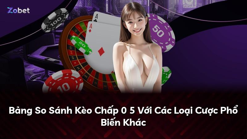 Bảng So Sánh Kèo Chấp 0 5 Với Các Loại Cược Phổ Biến Khác
